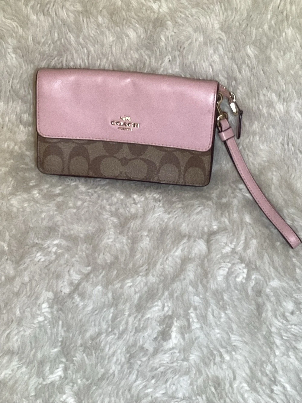 Coach wristlet soft